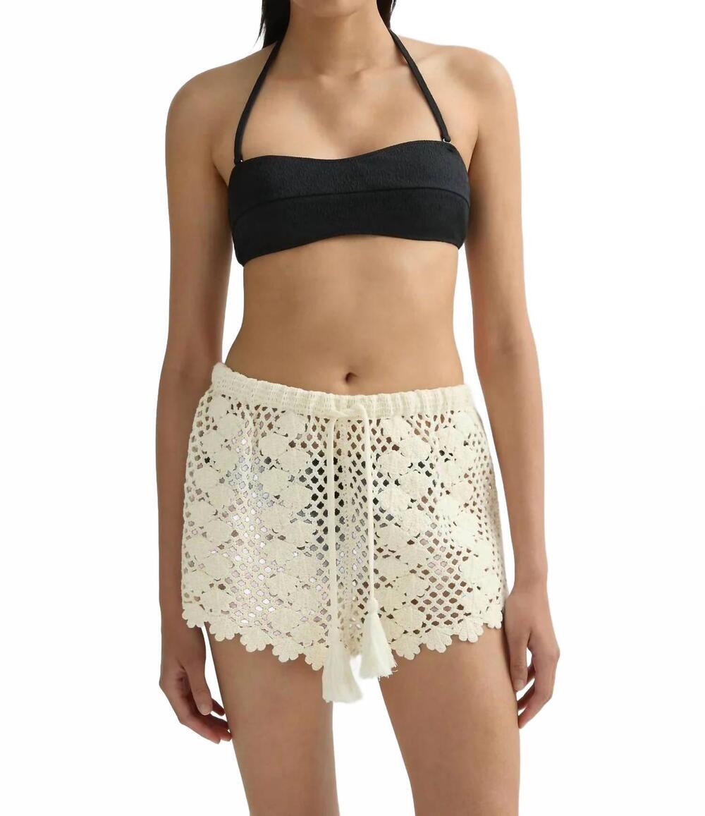 NEW POSSE saskia short in ivory